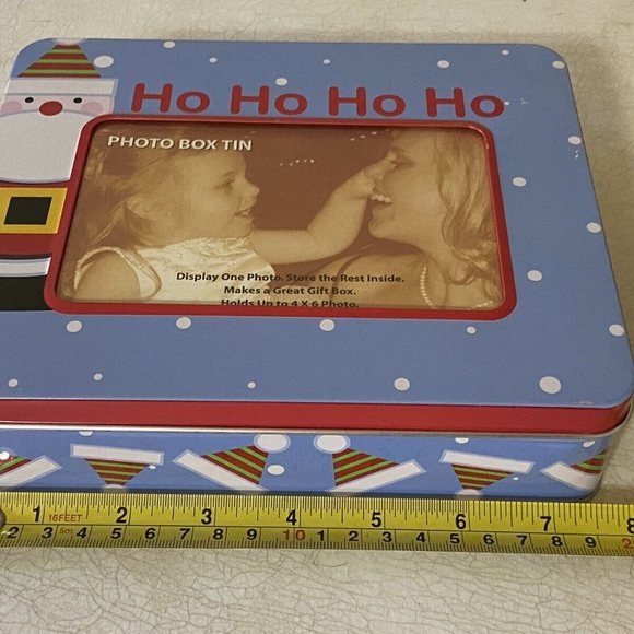 Christmas/Holiday Photo Box Tins, Fits 4x6 Photo (Pre-owned/Good Cond), Set of 3 - Picture 6 of 6